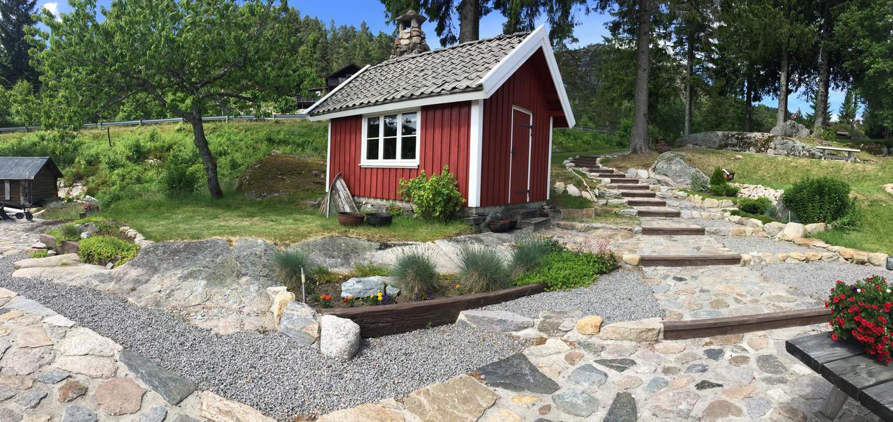 Hotell Eikerapen Gjestegard Aseral Fossdal エクステリア 写真